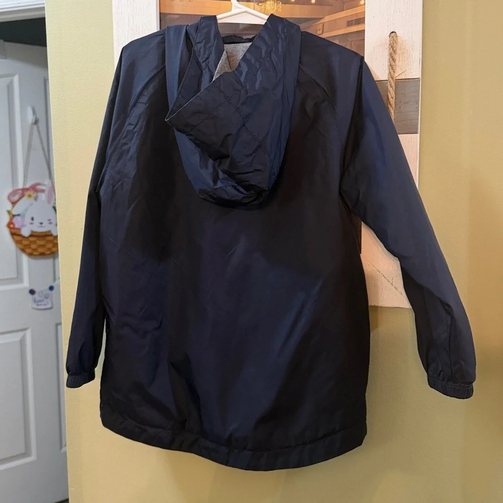 The Children's Place navy blue hooded windbreaker